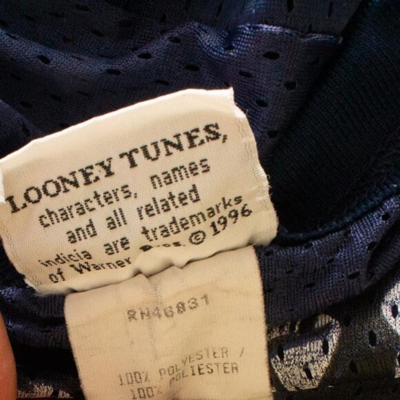 Rare Vintage 1996 Authentic Bugs Bunny Looney Tunes Space Jam T-Shirt Jersey XL - Picture 3 of 4